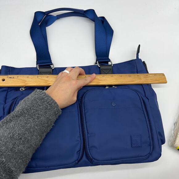 IHKWIP Cargo Catchall Tote with Two Crossbody Straps French Navy - Picture 7 of 15